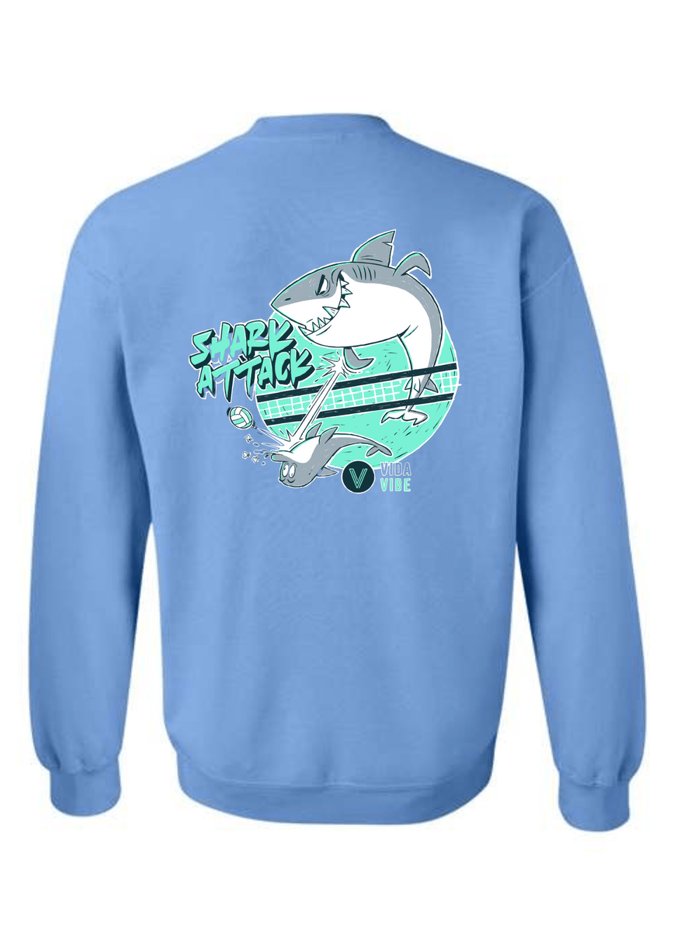 Shark Attack Volleyball Crewneck